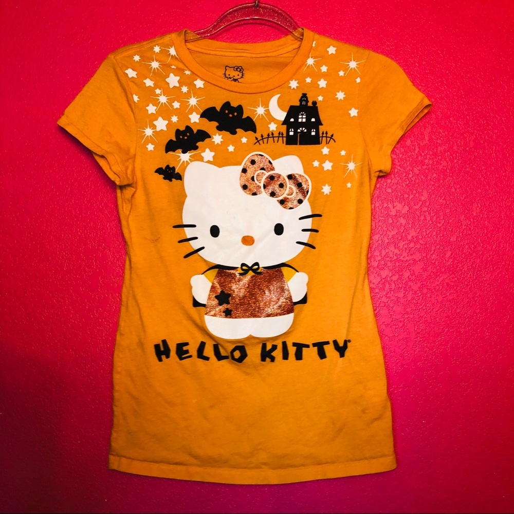 Girls Vintage Hello Kitty Halloween Tee 🎃